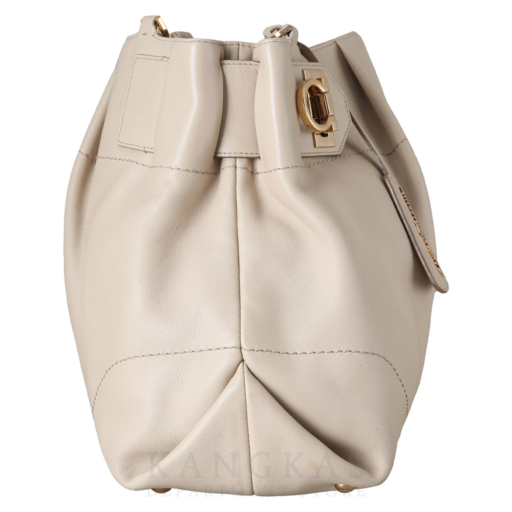 FERRAGAMO(USED)페레가모 간치니 버클 체인 토트백